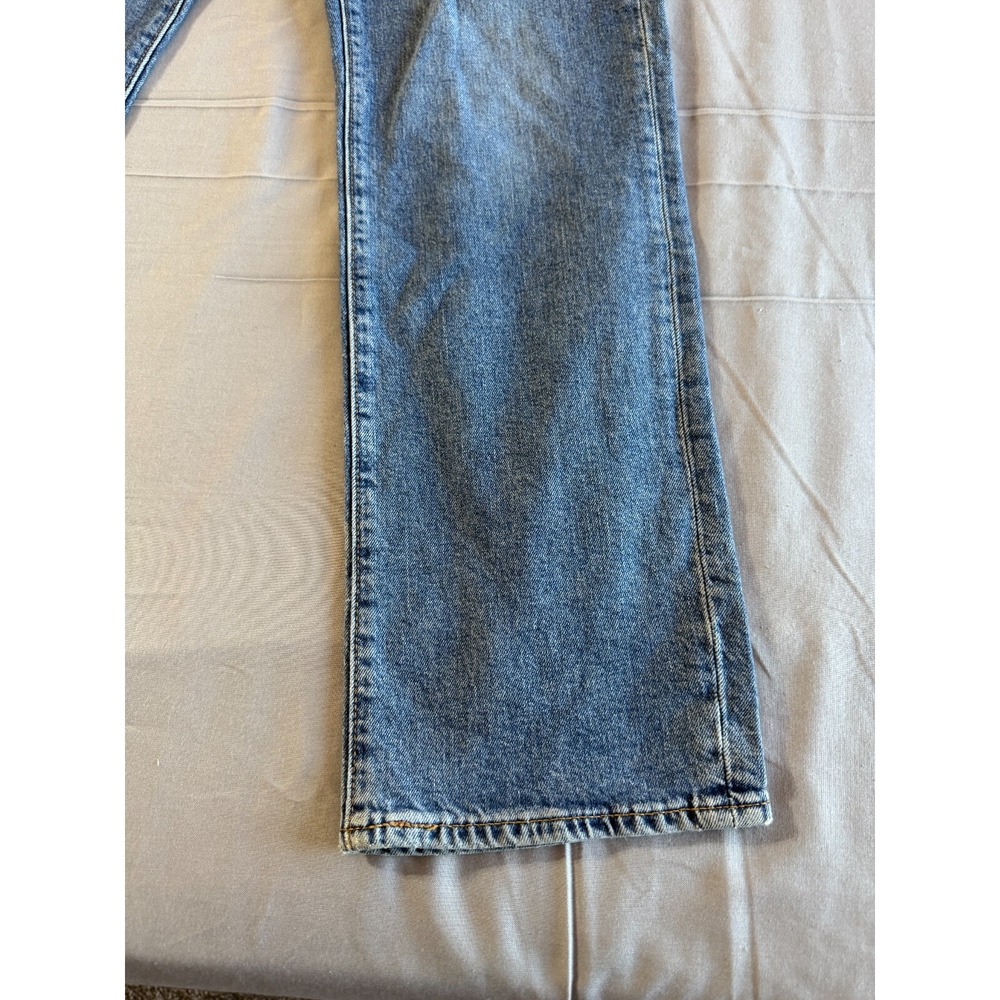 Levis 514 Straight Jeans Mens 34x32 (Actual 34x29) Blue Mid Rise Regular Fit - Picture 2 of 16